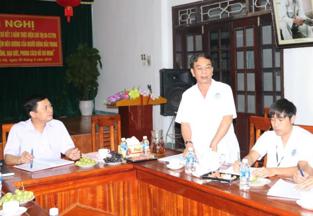 Sở Y tế làm việc với BVĐK huyện Lộc Hà về công tác bảo vệ và chăm sóc sức khỏe nhân dân