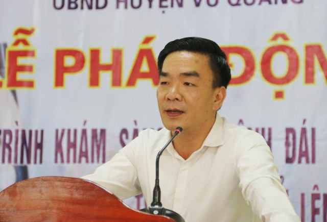 Huyện Vũ Quang tổ chức lễ phát động khám, xét nghiệm sàng lọc bệnh Đái tháo đường cho người dân từ 40 tuổi trở lên