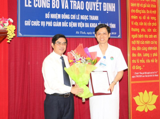 Bệnh viện Đa khoa tỉnh Hà Tĩnh có thêm một Phó Giám đốc