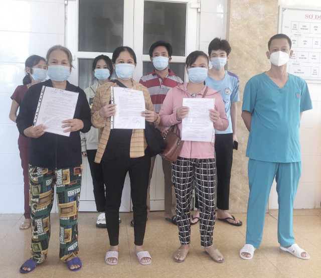 Bệnh viện Phổi Hà Tĩnh có thêm 7 bệnh nhân COVID-19 được điều trị khỏi bệnh