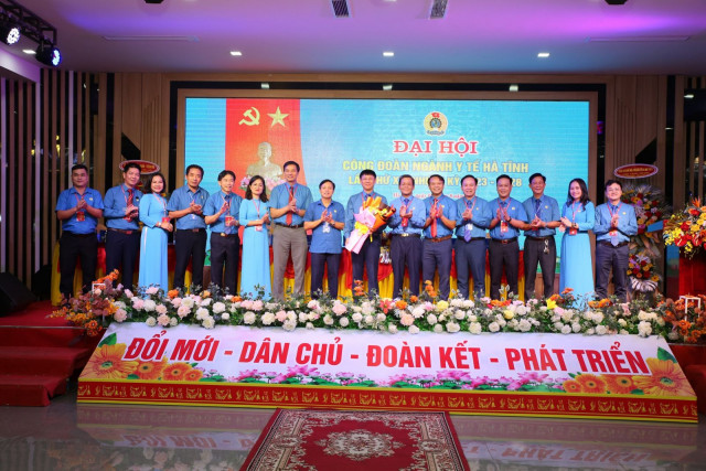 Đại hội Công đoàn Ngành y tế Hà Tĩnh lần thứ XV, nhiệm kỳ 2023 – 2028