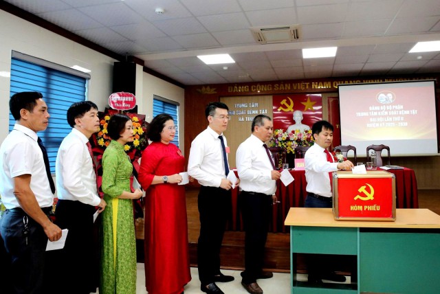Đại hội Đảng bộ bộ phận Trung tâm Kiểm soát bệnh tật tỉnh lần thứ II, nhiệm kỳ 2025-2030