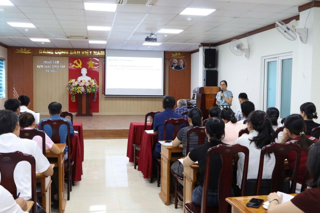 Tập huấn nâng cao năng lực phát hiện, báo cáo và đáp ứng dịch bệnh theo mô hình 7-1-7