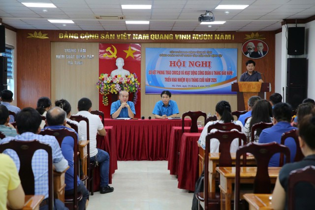 Công đoàn CDC Hà Tĩnh triển khai nhiệm vụ 6 tháng cuối năm 2026